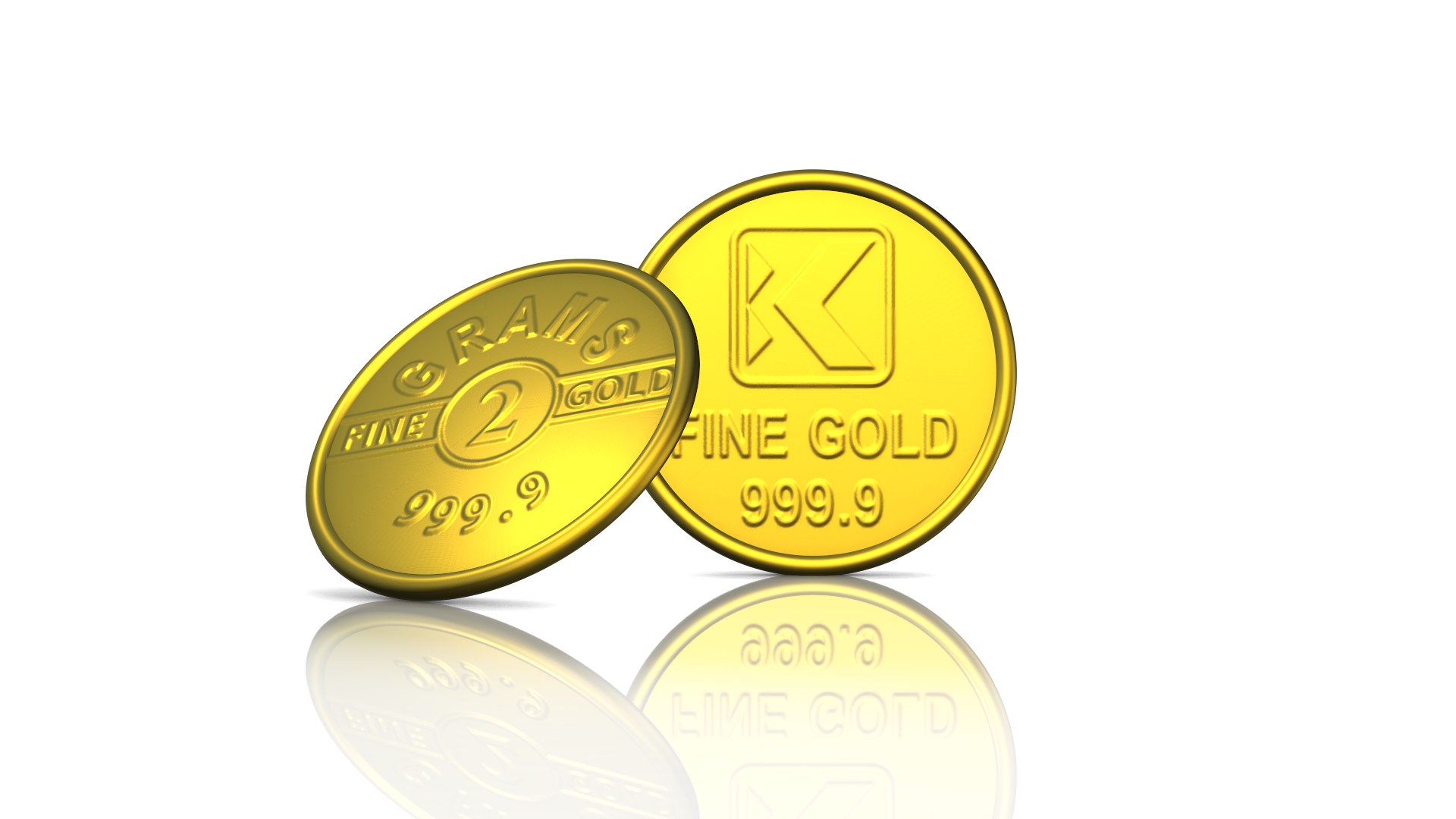 2 GM Gold Coin