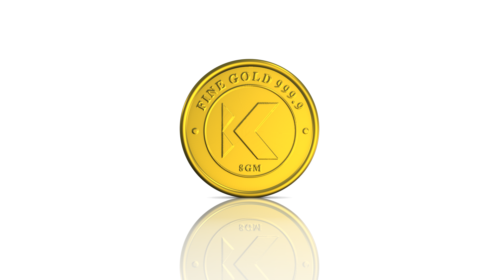 8 GM Gold Coin
