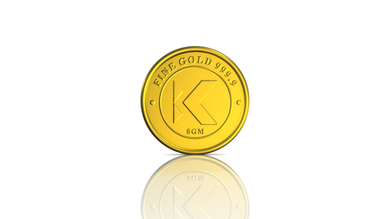 8 GM Gold Coin